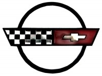 EMBLEM-FUEL DOOR-EXCLUDES &#39;88 ANNIVERSARY EDITION-84-90 (#E9164)