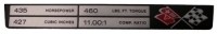 PLATE-ENGINE DATA-CONSOLE-L-71 427-435-69 (#E1781)  5C3