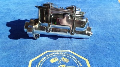 CYLINDER-MASTER-CHROME-WITH POWER BRAKES-77-82 (#E15345) 3A2