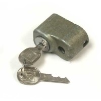 LOCK-SPARE TIRE-WITH B LATE KEYS-LARGE CAP, LARGE HOLE-69-82 (#E10845)