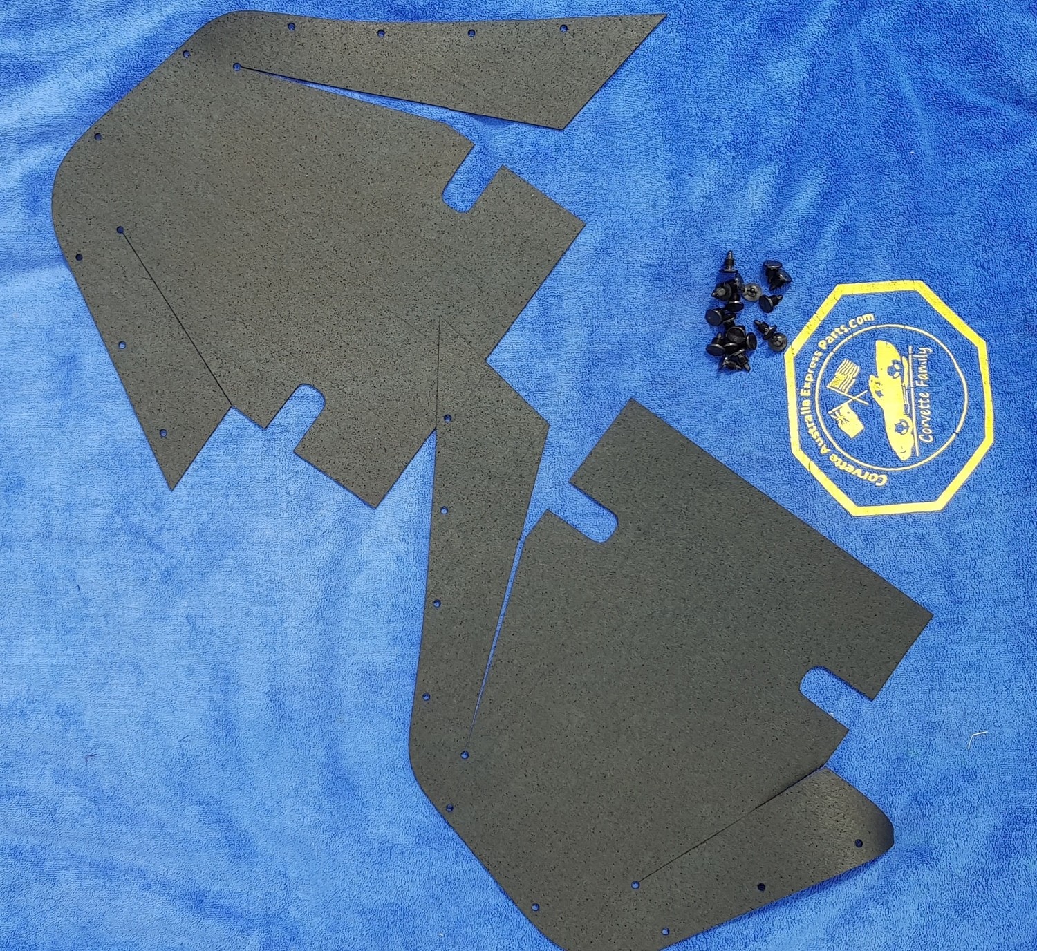 DUST COVER SET-A ARM-WITH FASTENERS-PAIR-68L-82 (#E3290) 4D5
