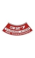 DECAL-AIR CLEANER-327-300 HP-67-68 (#13002) 5C3