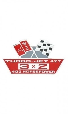 DECAL-AIR CLEANER-427-400 HP-67-69 (#13007) 5C3