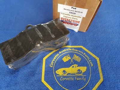 PAD SET-BRAKE-FRONT OR REAR-SEMI METALLIC-65-82 (#E8228) 3B5