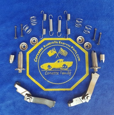 HARDWARE KIT-EMERGENCY BRAKE-STAINLESS STEEL-65-82 (#E2276) 3A3'