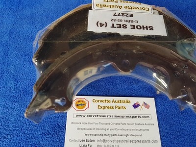 SHOE-SET EMERGENCY BRAKE-65-82 (#E2277) 3B6