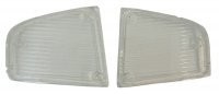 LENS-PARKING LAMP-CLEAR-USA-PAIR-70-71 (#E3805)