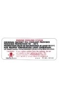 DECAL-COOLING SYSTEM WARNING-73 (#13621) 5C3