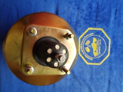 BOOSTER-POWER BRAKE-NEW-GOLD CADMIUM PLATED-77-82 (#E6015) 1BB7