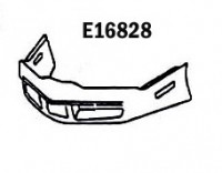 BUMPER-FRONT-FIBERGLASS-HAND LAYUP-80-82 (#E16828)