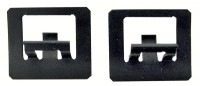 CLIP SET-WINDSHIELD LOWER SIDE MOLDING-CONVERTIBLE-2 PIECES-63-67 (#E10571) 3C4