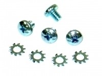 SCREW-GAS DOOR PLATE TO HINGE-8 PIECES-68-82 (#E11961) 4C5