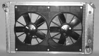 RADIATOR AND FAN COMBINATION-ALUMINUM-AUTO-77-82 (#E11635)