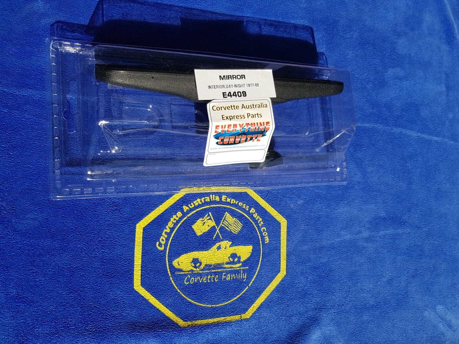 MIRROR-INTERIOR REAR VIEW-DAY-NIGHT-INCLUDES POST-10-78-82 (#E4409) 5AA4
