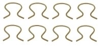 CLIP SET-RETAINER-DOOR AND VENT WINDOW CRANK HANDLES-DOOR LOCK KNOB-8 PIECES-56-82 (#E1804) 3B3