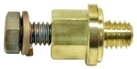 ADAPTER-BATTERY DISCONNECT SWITCH-ADAPTS SIDE POST BATTERY-BRASS-69-82 (#EC399) 1D2