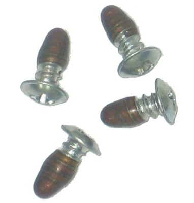 SCREW-WINDSHIELD MOLDING ON FENDER-4 PIECES-68-72 (#E13528) 3C4