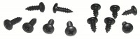 SCREW SET-WINDSHIELD PILLAR POST WEATHERSTRIP-RETAINER-12 PIECES-68-82 (#E8002) 3C4