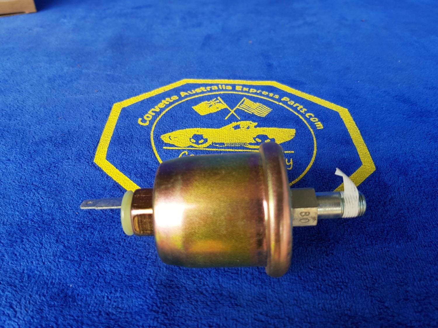 Sender-Engine Oil Pressure-With Gauge-84-88 (#E21978) 1F2