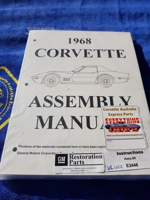 ASSEMBLY MANUAL-68 (#E2446) 1B3 ASSEMBLY MANUAL-68 (#E2446) 1B3