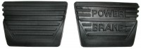 PAD-BRAKE AND CLUTCH PEDAL-MANUAL-WITH POWER BRAKES-PAIR-63-67 (#EC771) 3A4