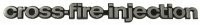EMBLEM-CROSS FIRE INJECTION-82 EACH (#E6383)