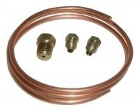 LINE AND FITTING KIT-OIL PRESSURE-SMALL BLOCK-COPPER-56-67 (#E1935)