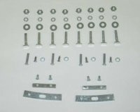 MOUNT KIT-WINDSHIELD FRAME-NUT PLATE-T BOLT-SCREWS-56-62 (#E22102)