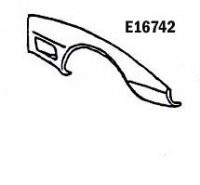 FENDER-FRONT-HAND LAYUP-RIGHT HAND-73-79 (#E16742)