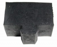 BUMPER-CLUTCH AND BRAKE PEDAL-EACH-63-73 AND 77-82 (#E10478) 3A42