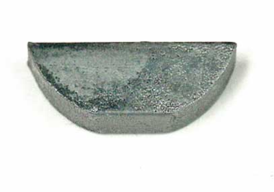 WOODRUFF KEY-POWER STEERING-PUMP-PULLEY-EACH-63-74 (#E18679) 2A3 WOODRUFF KEY-POWER STEERING-PUMP-PULLEY-EACH-63-74 (#E18679) 2A3