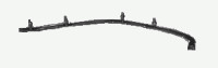 RETAINER-REAR BUMPER-SIDE-RIGHT-74-82 (#E6136R)