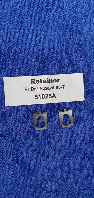 RETAINER-DOOR LOCK PAWL-OVAL HOLE-PAIR-56-82 (#51025A)