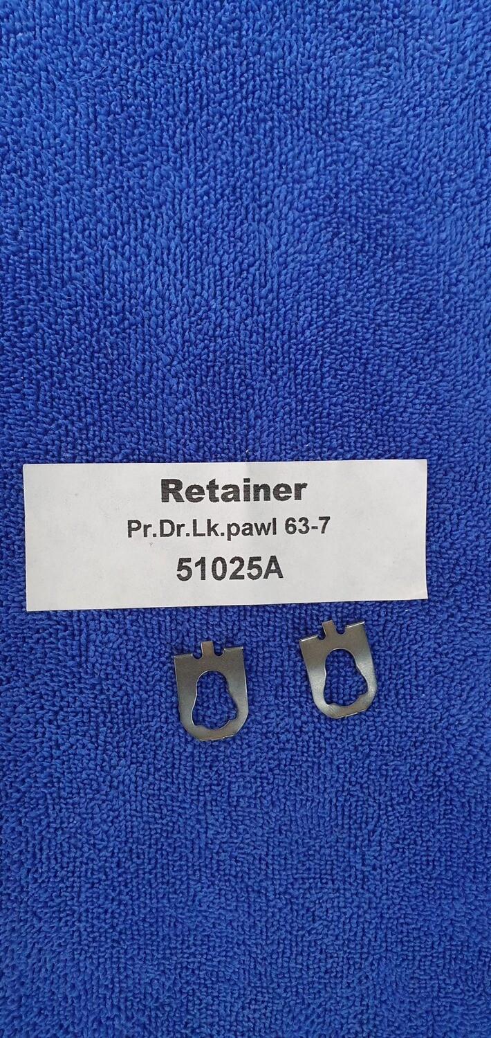 RETAINER-DOOR LOCK PAWL-OVAL HOLE-PAIR-56-82 (#51025A)