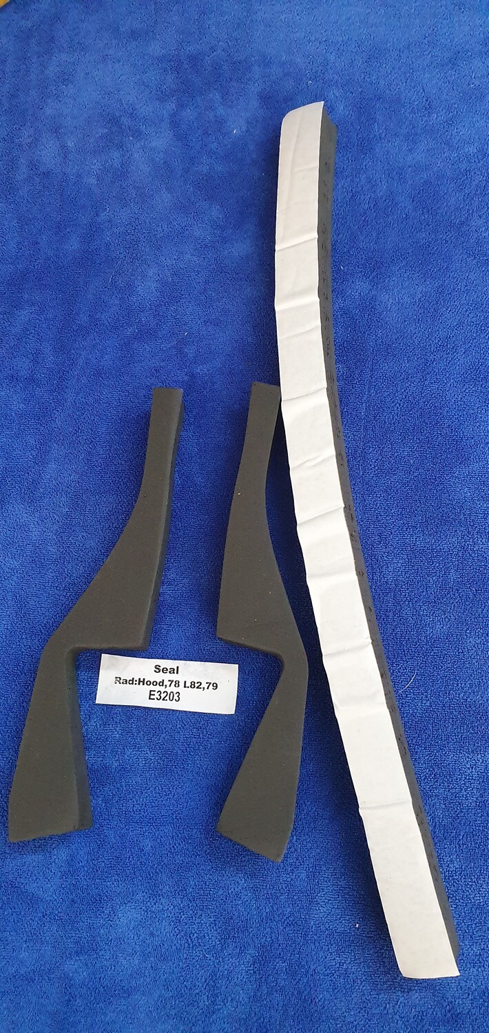 SEAL KIT-RADIATOR TO HOOD-3 PIECES-L48-78 AND ALL-79 (#E3203)