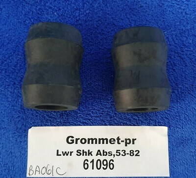 GROMMET SET-SHOCK ABSORBER-REAR LOWER-RUBBER-PAIR-53-82 (#61096) 5D4
