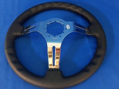 WHEEL-STEERING-14&quot; LEATHER-POLISHED SPLIT SPOKES-WITH TILT AND TELE EXCEPT 1976-69-82 (#E13430) 1AA2&#39;