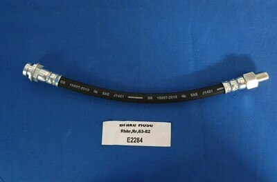 HOSE-BRAKE-RUBBER-REAR-EACH-63-82 (#E2284) 3B3