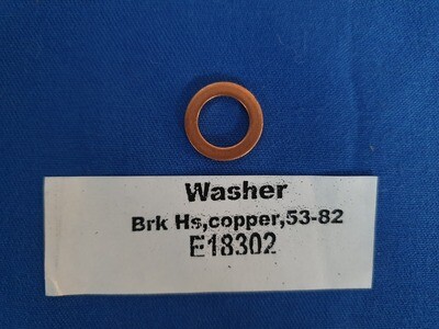WASHER-BRAKE HOSE-COPPER-68-82 (E18302) 3B3