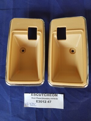 ESCUTCHEON-DOOR PANEL-LATCH-PAIR-78-82 (#E3012) 5B2