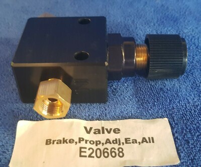 VALVE-BRAKE PROPORTIONING-ADJUSTABLE-EACH-ALL YEARS (#E20668) 3B4