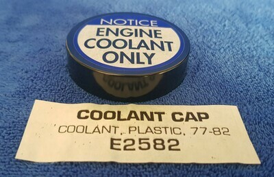 CAP-COOLANT PLASTIC-77L-82 (#E2582) 1C3'