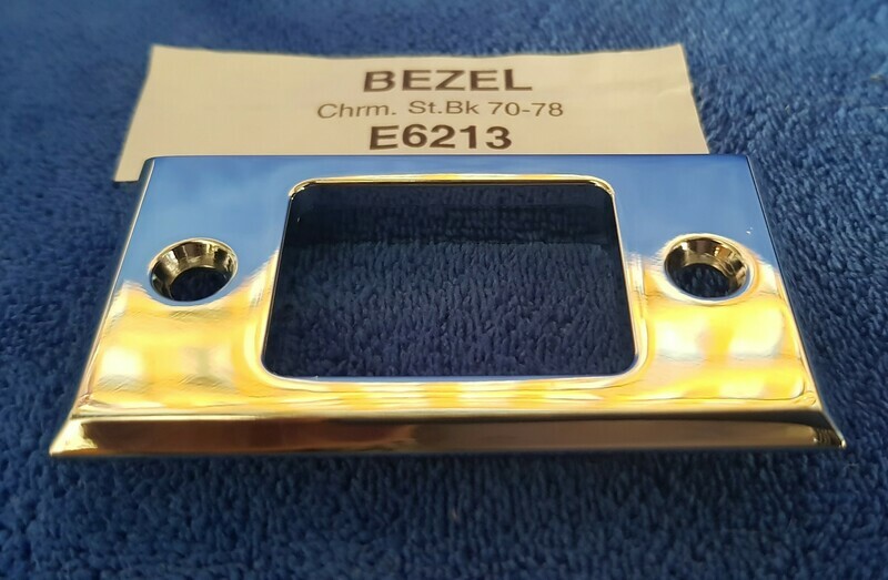 BEZEL-SEAT BACK RELEASE-CHROME-70-78 (#E6213) 5A4