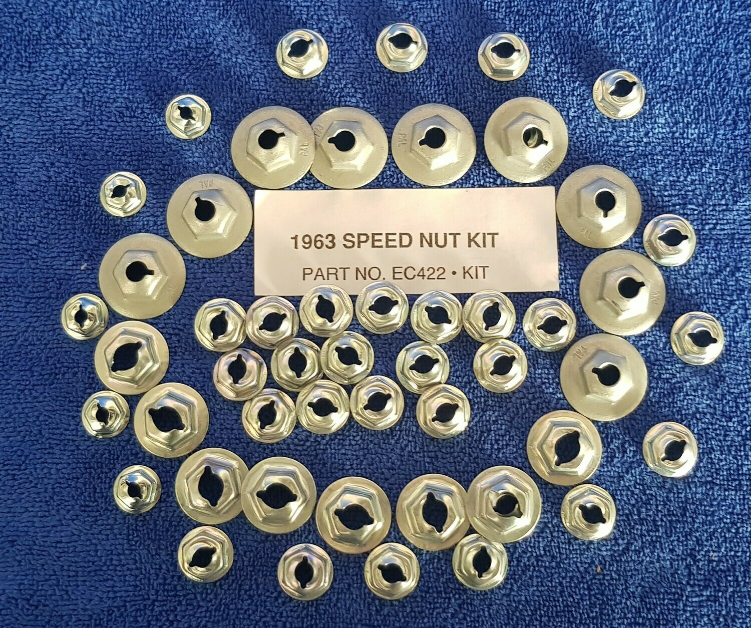 SPEED NUT KIT-EMBLEM-63 (#EC422)