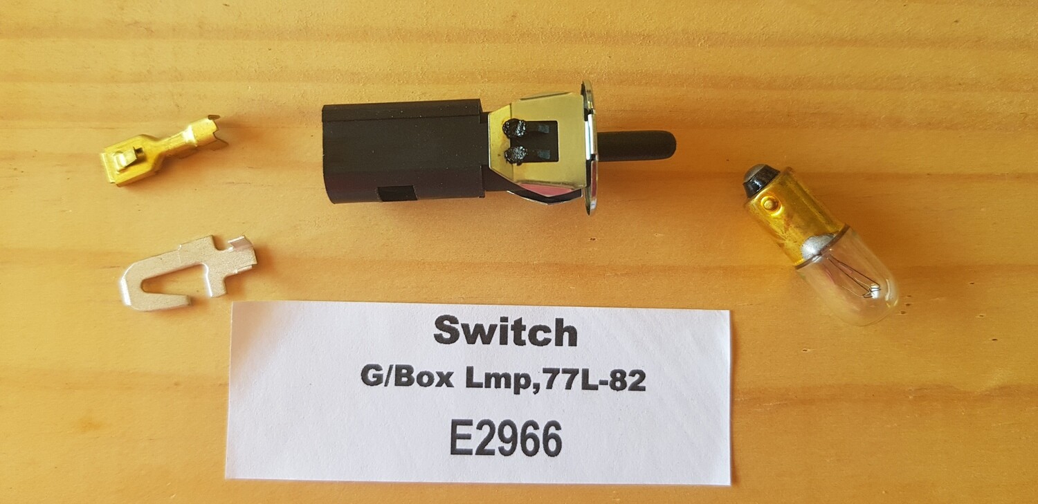 SWITCH-GLOVE BOX LAMP-77L-82 (#E2966)