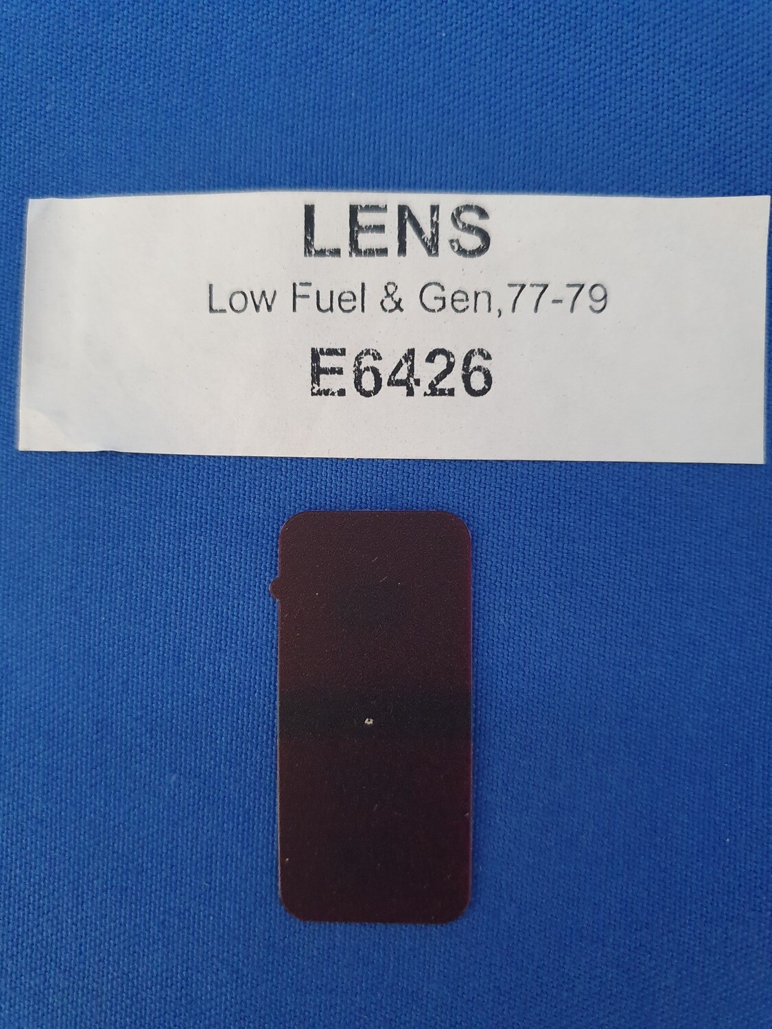 LENS-LOW FUEL-GENERATOR-77-79 (#E6426)