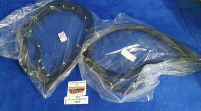 WEATHERSTRIP-T-TOP PANEL-WITH FASTENERS-USA-PAIR-70-E77 (#E2346) 4A2