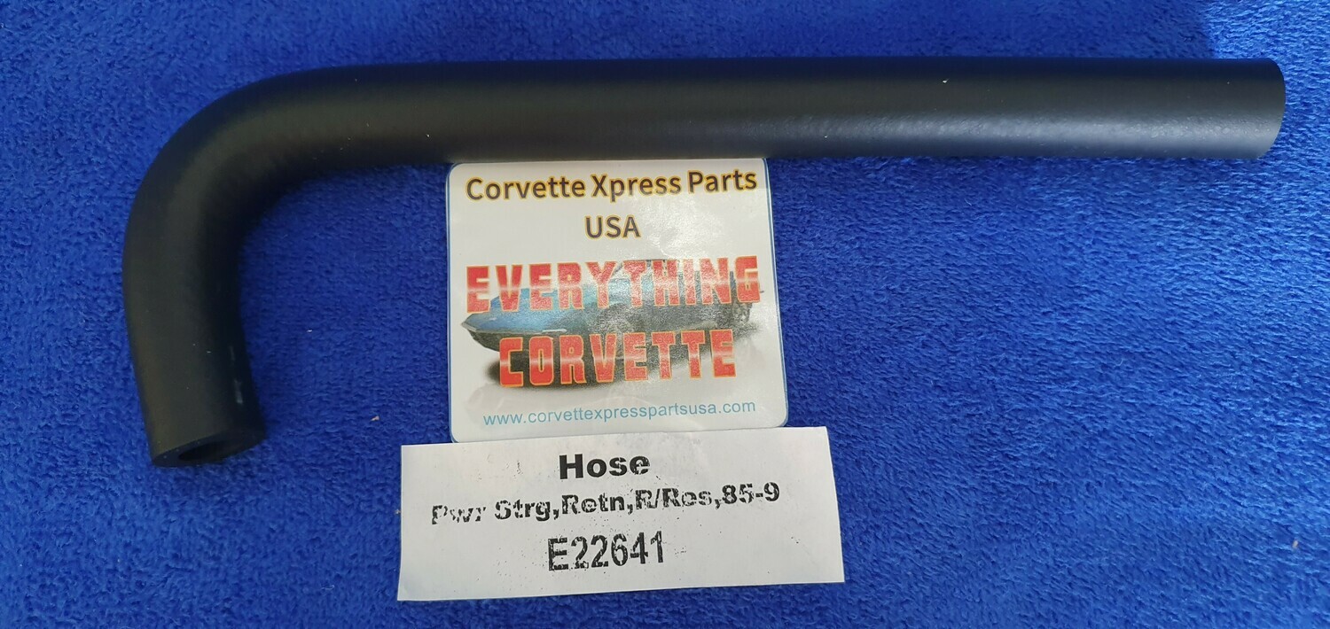 HOSE-POWER STEERING-RETURN-STEERING RACK TO RESERVOIR 85-89 (#E22641)