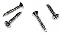 SCREW SET-SEAT BACK PANEL-CHROME-4 PIECES-68-77 (#E10712)