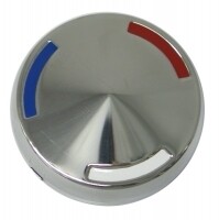 CAP-KNOCK OFF WHEEL SPINNER-POLISHED STAINLESS STEEL-USA-EACH-63-66 (#EC123)